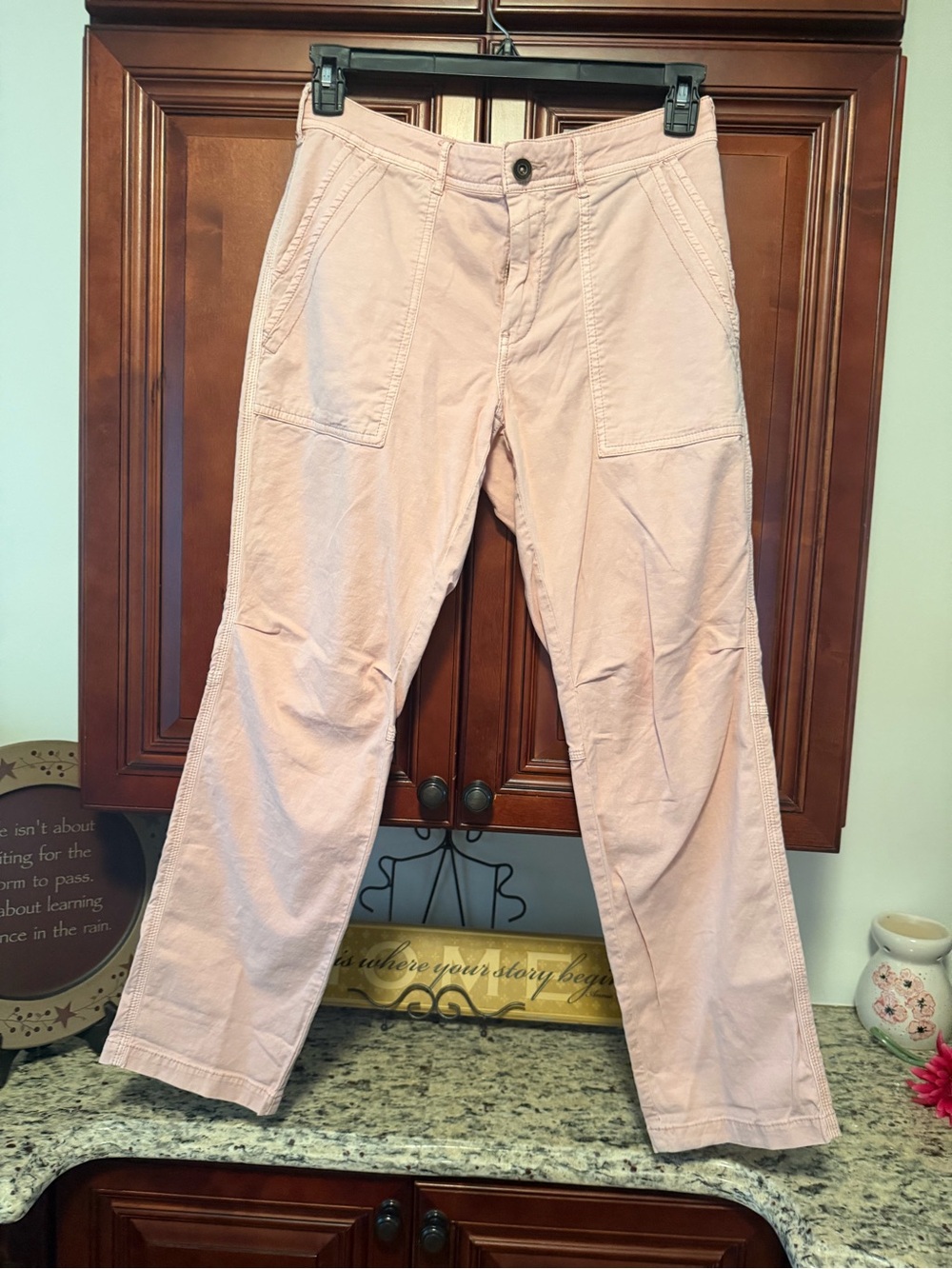 Anthropologie the Wander Light Pink Woman’s Cargo Pants